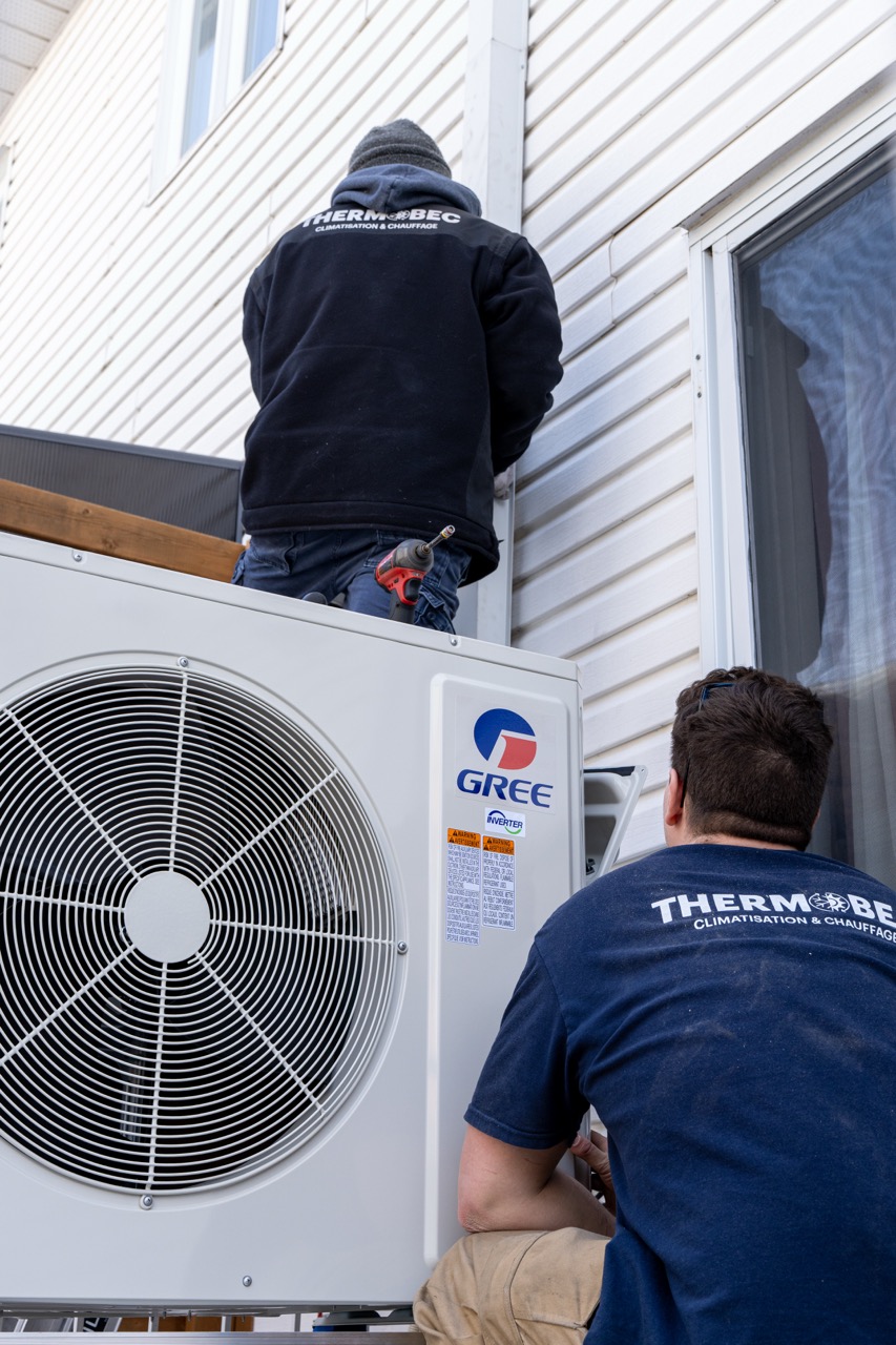 installation d'un climatiseur