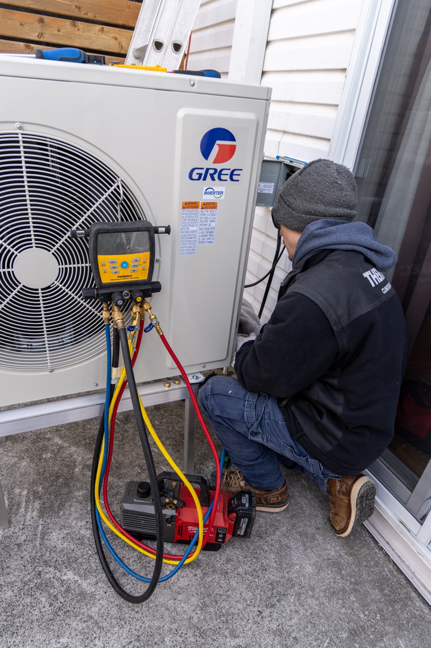 test sur un climatiseur